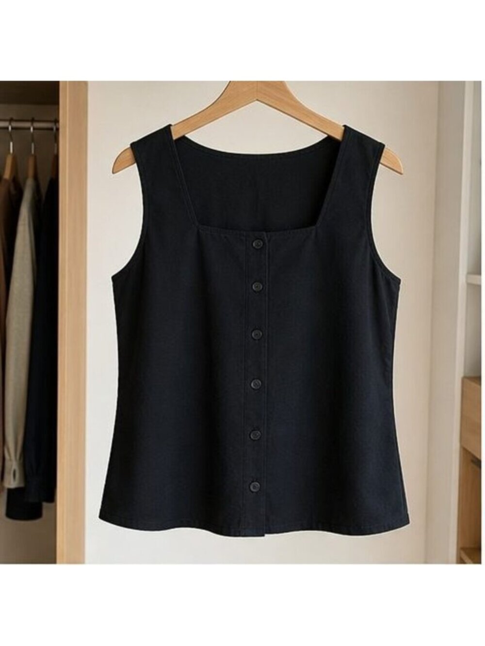 Black Pleated Blouse